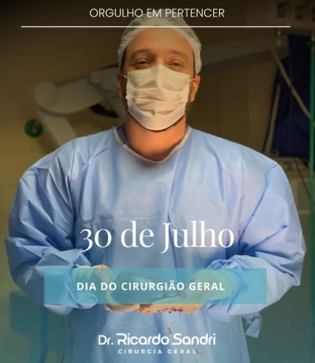 Dr. Ricardo Sandri preparado para cirurgia